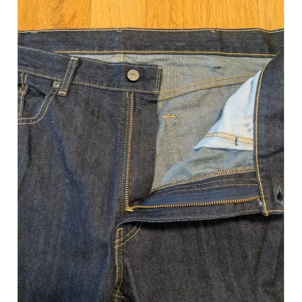 Levi's 559 Mens Jeans W38 L32 Dark Wash Relaxed Straight Leg Denim Blue